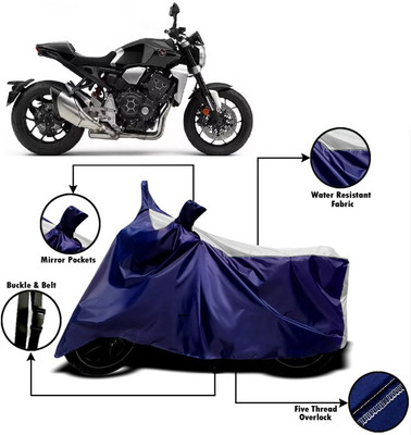 V VINTON Two Wheeler Cover for Honda(CB1000R Plus, White)