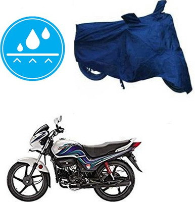 RPSENTTERPR Waterproof Two Wheeler Cover for Hero(Passion Pro TR, Blue)