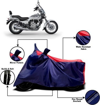 V VINTON Two Wheeler Cover for Bajaj(Avenger 220 DTS-i, Red, Blue)