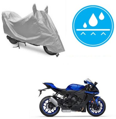 Atulit enterprises Two Wheeler Cover for Yamaha(YZF R1, Silver)