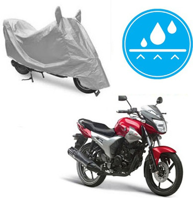 Atulit enterprises Two Wheeler Cover for Yamaha(SZ X, Silver)