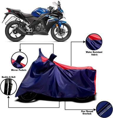 V VINTON Two Wheeler Cover for Honda(CBR 150R, Red, Blue)