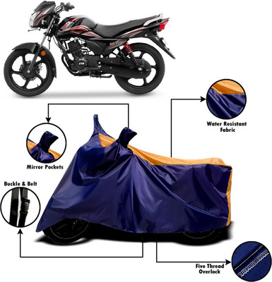 V VINTON Two Wheeler Cover for TVS(Victor New, Orange, Blue)