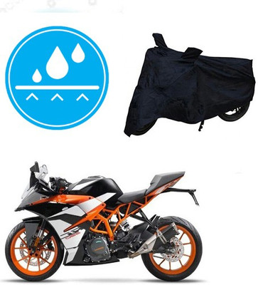 RPSENTTERPR Waterproof Two Wheeler Cover for KTM(RD 350, Black)