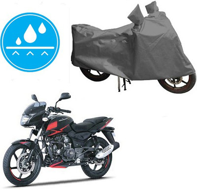 RPSENTTERPR Waterproof Two Wheeler Cover for Bajaj(Pulsar 180 DTS-i, Grey)