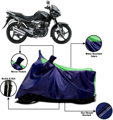 V VINTON Two Wheeler Cover for Suzuki(GS 150R, Green, Blue)