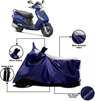 V VINTON Two Wheeler Cover for Hero(Maestro Edge, White)