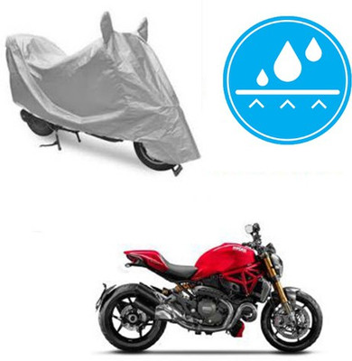 Atulit enterprises Two Wheeler Cover for Ducati(Monster 795, Silver)