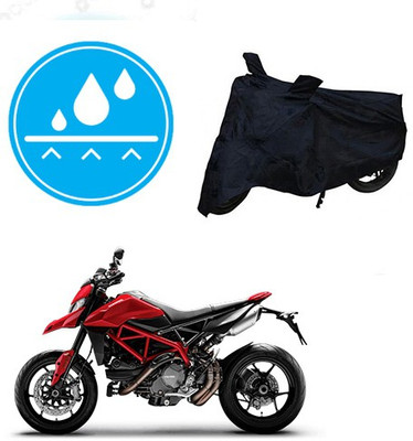 RPSENTTERPR Waterproof Two Wheeler Cover for Ducati(Hyperstrada, Black)