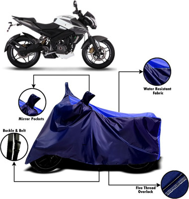 PVSTAR Two Wheeler Cover for Bajaj(Pulsar 200 NS DTS-i, Blue)