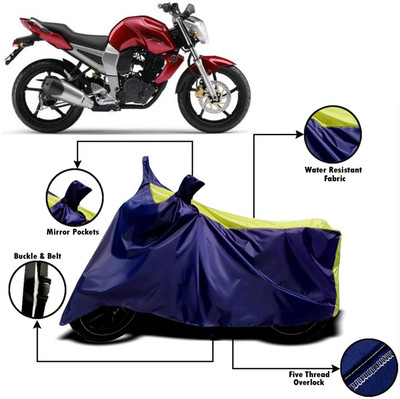 V VINTON Two Wheeler Cover for Yamaha(FZ16, Yellow, Blue)