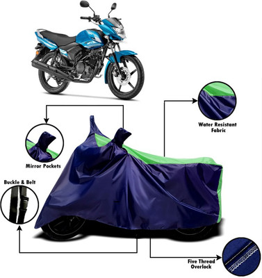 V VINTON Two Wheeler Cover for Yamaha(Saluto, Green, Blue)