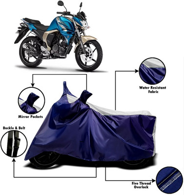 V VINTON Two Wheeler Cover for Yamaha(FZ, White)