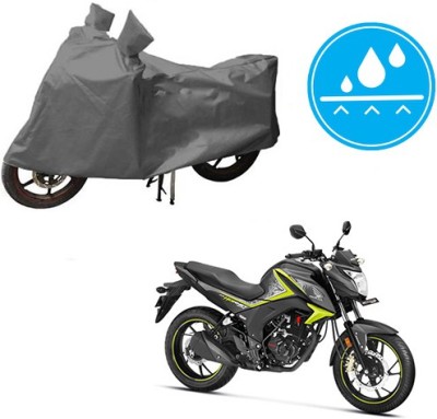 HYBRIDS COLLECTION Waterproof Two Wheeler Cover for Honda(CB Hornet 160, Grey)