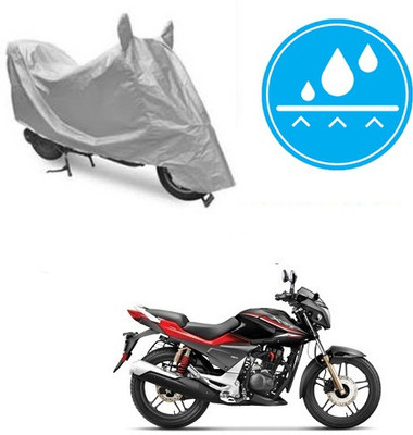 Atulit enterprises Two Wheeler Cover for Honda(CBZ Extreme, Silver)
