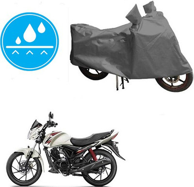 RPSENTTERPR Waterproof Two Wheeler Cover for Suzuki(Sling Shot Plus, Grey)