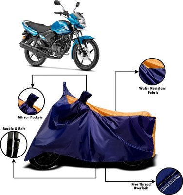 V VINTON Two Wheeler Cover for Yamaha(Saluto, Orange, Blue)