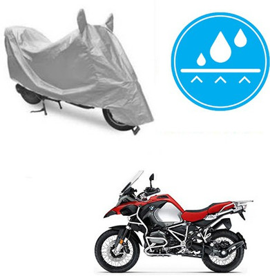 Atulit enterprises Two Wheeler Cover for BMW(R 1200 GS, Silver)