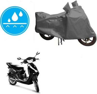 RPSENTTERPR Waterproof Two Wheeler Cover for Lohia(Oma Star, Grey)