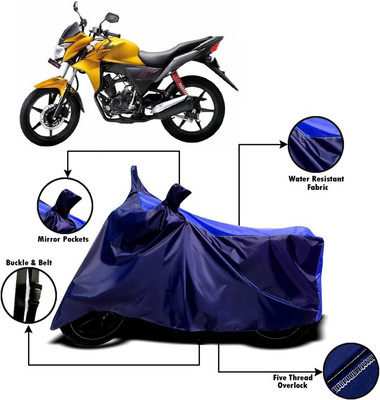PVSTAR Two Wheeler Cover for Honda(CB Twister, Blue)