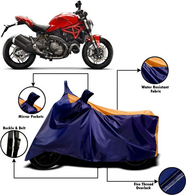 V VINTON Two Wheeler Cover for Ducati(Monster 821, Orange, Blue)