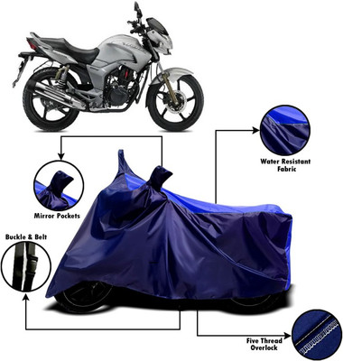 AUCTIMO Two Wheeler Cover for Hero(Hunk, Multicolor)