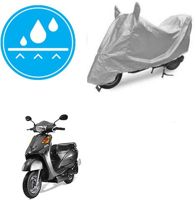 RPSENTTERPR Waterproof Two Wheeler Cover for Indus(Yo Spark, Silver)