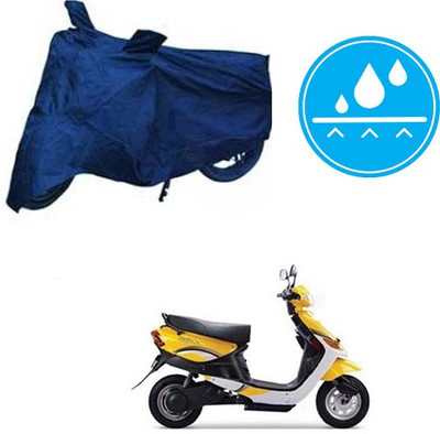 RPSENTTERPR Waterproof Two Wheeler Cover for Indus(Yo, Blue)
