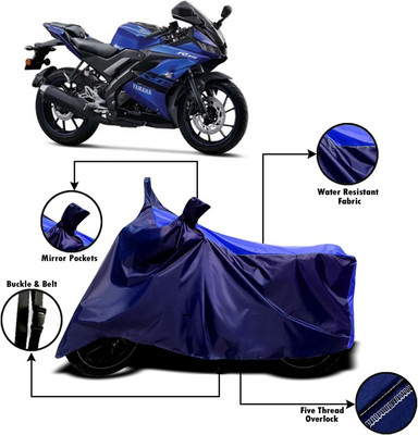 PVSTAR Two Wheeler Cover for Yamaha(R15 V3, Blue)