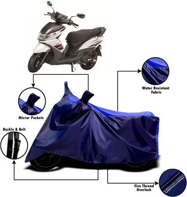 V VINTON Two Wheeler Cover for Yamaha(Ray, Blue)
