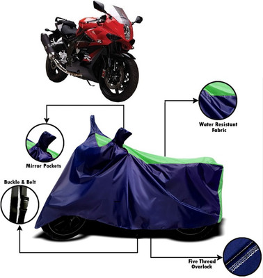 V VINTON Two Wheeler Cover for Hyosung(GT650R, Green, Blue)