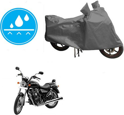 RPSENTTERPR Waterproof Two Wheeler Cover for Royal Enfield(Thunderbird 350, Grey)
