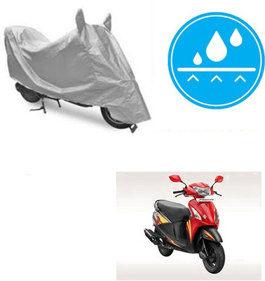 Atulit enterprises Two Wheeler Cover for Hero(Pleasure, Silver)