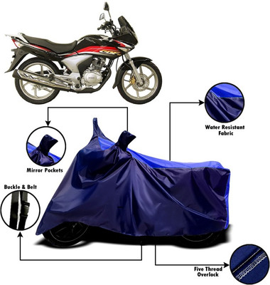 V VINTON Two Wheeler Cover for Honda(CBF150, Blue)