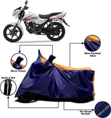 V VINTON Two Wheeler Cover for TVS(Pheonix, Orange, Blue)