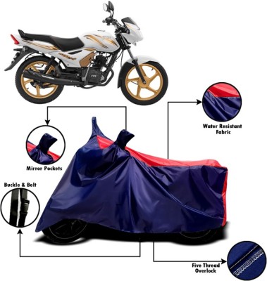 V VINTON Two Wheeler Cover for TVS(Star Sport, Red, Blue)