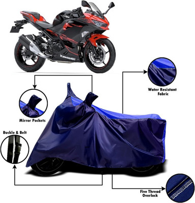 V VINTON Two Wheeler Cover for Kawasaki(Ninja 250, Blue)