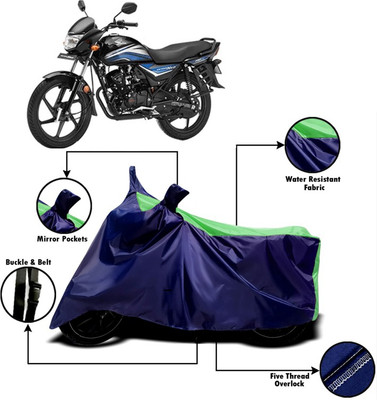 V VINTON Two Wheeler Cover for Honda(Dream Neo, Green, Blue)