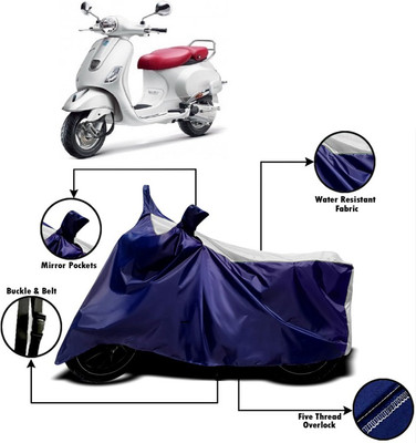 V VINTON Two Wheeler Cover for Piaggio(Vespa VXL, Multicolor)