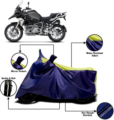 PVSTAR Two Wheeler Cover for BMW(R 1200 GS, Yellow, Blue)