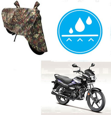 Gavya Two Wheeler Cover for Hero(Super Splendor, Multicolor)