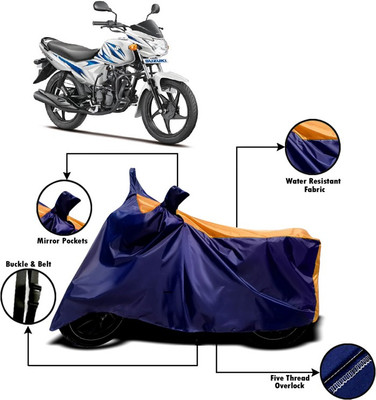 V VINTON Two Wheeler Cover for Suzuki(Hayate, Orange, Blue)