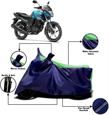 V VINTON Two Wheeler Cover for Yamaha(SZ-RR, Green, Blue)