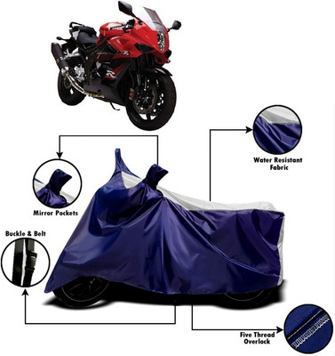 V VINTON Two Wheeler Cover for Hyosung(GT650R, White)