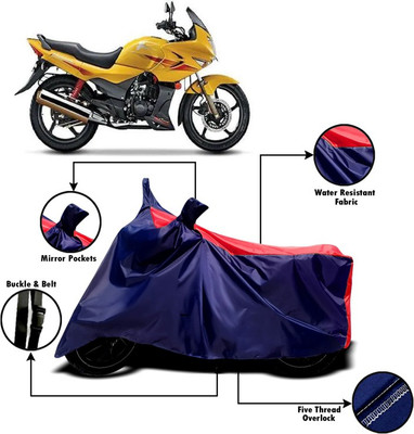 V VINTON Two Wheeler Cover for Hero(Karizma, Red, Blue)