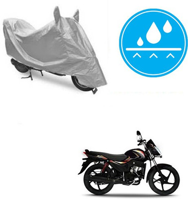 Atulit enterprises Two Wheeler Cover for Mahindra(Pantero, Silver)