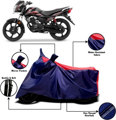 V VINTON Two Wheeler Cover for TVS(Victor New, Red, Blue)