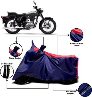 PVSTAR Two Wheeler Cover for Royal Enfield(Bullet 350, Red, Blue)