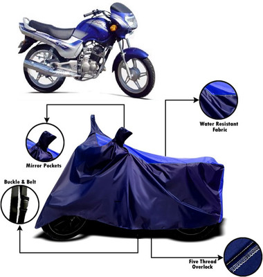 V VINTON Two Wheeler Cover for TVS(Victor GLX, Blue)