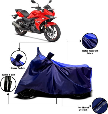 V VINTON Two Wheeler Cover for Hero(Xtreme 200S, Blue)